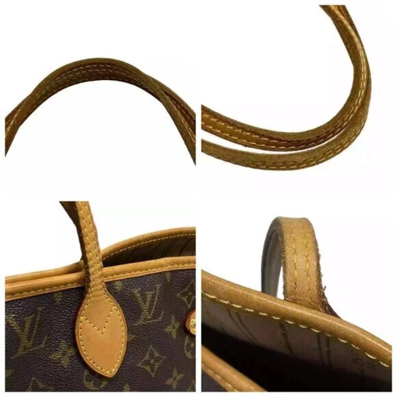 100% Authentic LOUIS VUITTON Neverfull MM Monogram Tote Bag - Picture 7 of 14